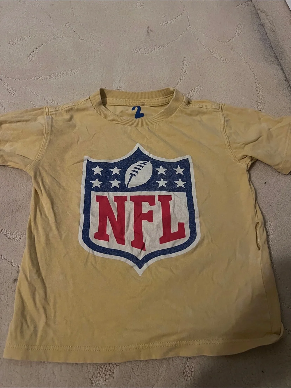 Cotton On Yellow Kids NFL Shield Short-Sleeve Tee